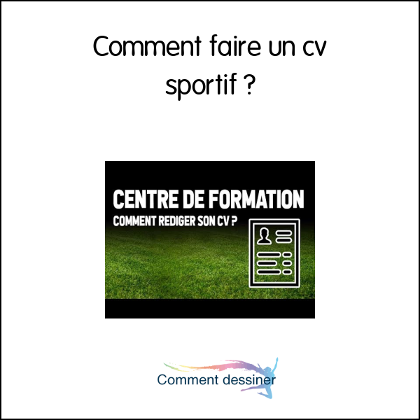 Comment faire un cv sportif